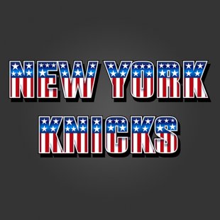 New York Knicks American Captain Logo Sticker Heat Transfer