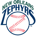 New Orleans Zephyrs 1998-2004 Primary Logo decal sticker