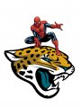 Jacksonville Jaguars Spider Man Logo Sticker Heat Transfer