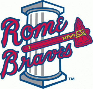 Rome Braves 2003-Pres Primary Logo decal sticker