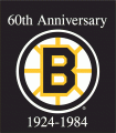 Boston Bruins 1983 84 Anniversary Logo decal sticker