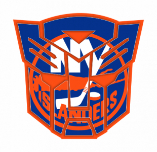 Autobots New York Islanders logo decal sticker