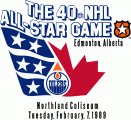 NHL All-Star Game 1988-1989 Logo decal sticker