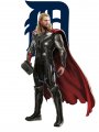 Detroit Tigers Thor Logo decal sticker