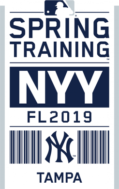 New York Yankees 2019 Event Logo Sticker Heat Transfer