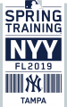 New York Yankees 2019 Event Logo decal sticker