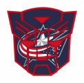 Autobots Columbus Blue Jackets logo Sticker Heat Transfer