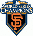 San Francisco Giants 2010 Champion Logo Sticker Heat Transfer