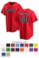 Cleveland Indians Custom Letter and Number Kits for Alternate Jersey 01 Material Twill