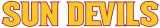 Arizona State Sun Devils 2011-Pres Wordmark Logo 09 decal sticker