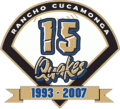 Rancho Cucamonga Quakes 2007 Anniversary Logo decal sticker