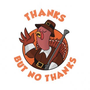 Thanksgiving Day Logo 08 Sticker Heat Transfer