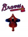 Atlanta Braves Spider Man Logo Sticker Heat Transfer