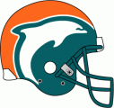 Miami Dolphins 1997 Unused Logo Sticker Heat Transfer