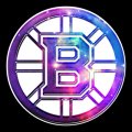 Galaxy Boston Bruins Logo Sticker Heat Transfer