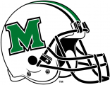 Marshall Thundering Herd 2001-Pres Helmet decal sticker