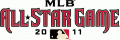 MLB All-Star Game 2011 Wordmark 02 Logo Sticker Heat Transfer