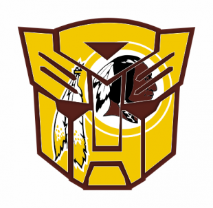 Autobots Washington Redskins logo decal sticker