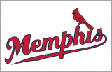 Memphis Redbirds 2008-2014 Jersey Logo decal sticker