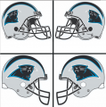 Carolina Panthers Helmet Logo Sticker Heat Transfer