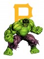Pittsburgh Pirates Hulk Logo decal sticker
