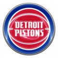 Detroit Pistons Crystal Logo Sticker Heat Transfer