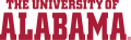 Alabama Crimson Tide 2001-Pres Wordmark Logo 03 decal sticker