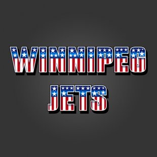 Winnipeg Jets American Captain Logo Sticker Heat Transfer