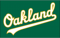Oakland Athletics 2018-Pres Jersey Logo Sticker Heat Transfer