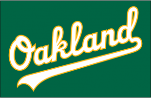 Oakland Athletics 2018-Pres Jersey Logo decal sticker