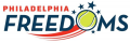 Philadelphia Freedoms 2013 Unused Logo Sticker Heat Transfer