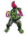 St. Louis Cardinals Hulk Logo Sticker Heat Transfer