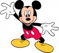 Mickey Mouse Logo 16 decal sticker