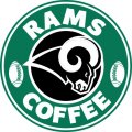 Los Angeles Rams starbucks coffee logo Sticker Heat Transfer