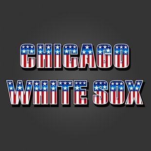 Chicago White Sox American Captain Logo decal sticker