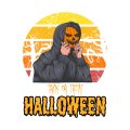 Halloween Logo 54 Sticker Heat Transfer