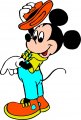 Mickey Mouse Logo 32 Sticker Heat Transfer