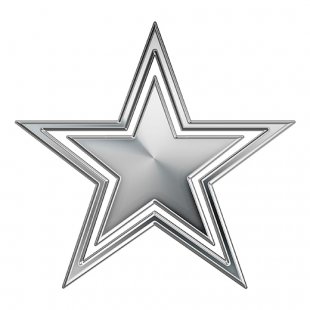 Dallas Cowboys Silver Logo decal sticker