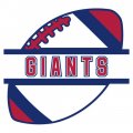 Football New York Giants Logo Sticker Heat Transfer