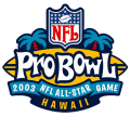 Pro Bowl 2003 Logo decal sticker