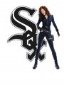 Chicago White Sox Black Widow Logo decal sticker
