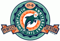 Miami Dolphins 1997 Anniversary Logo decal sticker