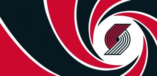 007 Portland Trail Blazers logo Sticker Heat Transfer