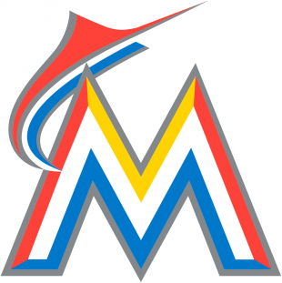 Miami Marlins 2017-2018 Primary Logo Sticker Heat Transfer