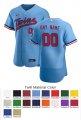 Minnesota Twins Custom Letter and Number Kits for Alternate Jersey 02 Material Twill