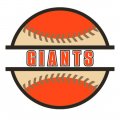Baseball San Francisco Giants Logo Sticker Heat Transfer