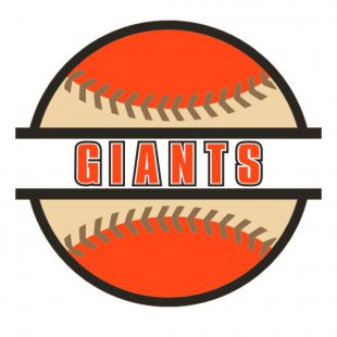 Baseball San Francisco Giants Logo Sticker Heat Transfer