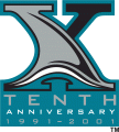 San Jose Sharks 2000 01 Anniversary Logo decal sticker