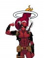 Miami Heat Deadpool Logo Sticker Heat Transfer