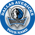 Dallas Mavericks Customized Logo Sticker Heat Transfer